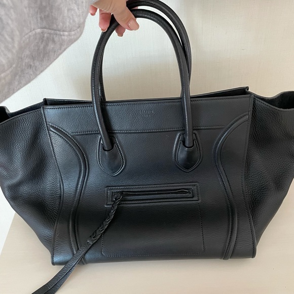 Black Celine bag in good condition. Worn for about 10 times. - Picture 3 of 3